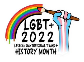 LGBT+ History Month 2022 logo