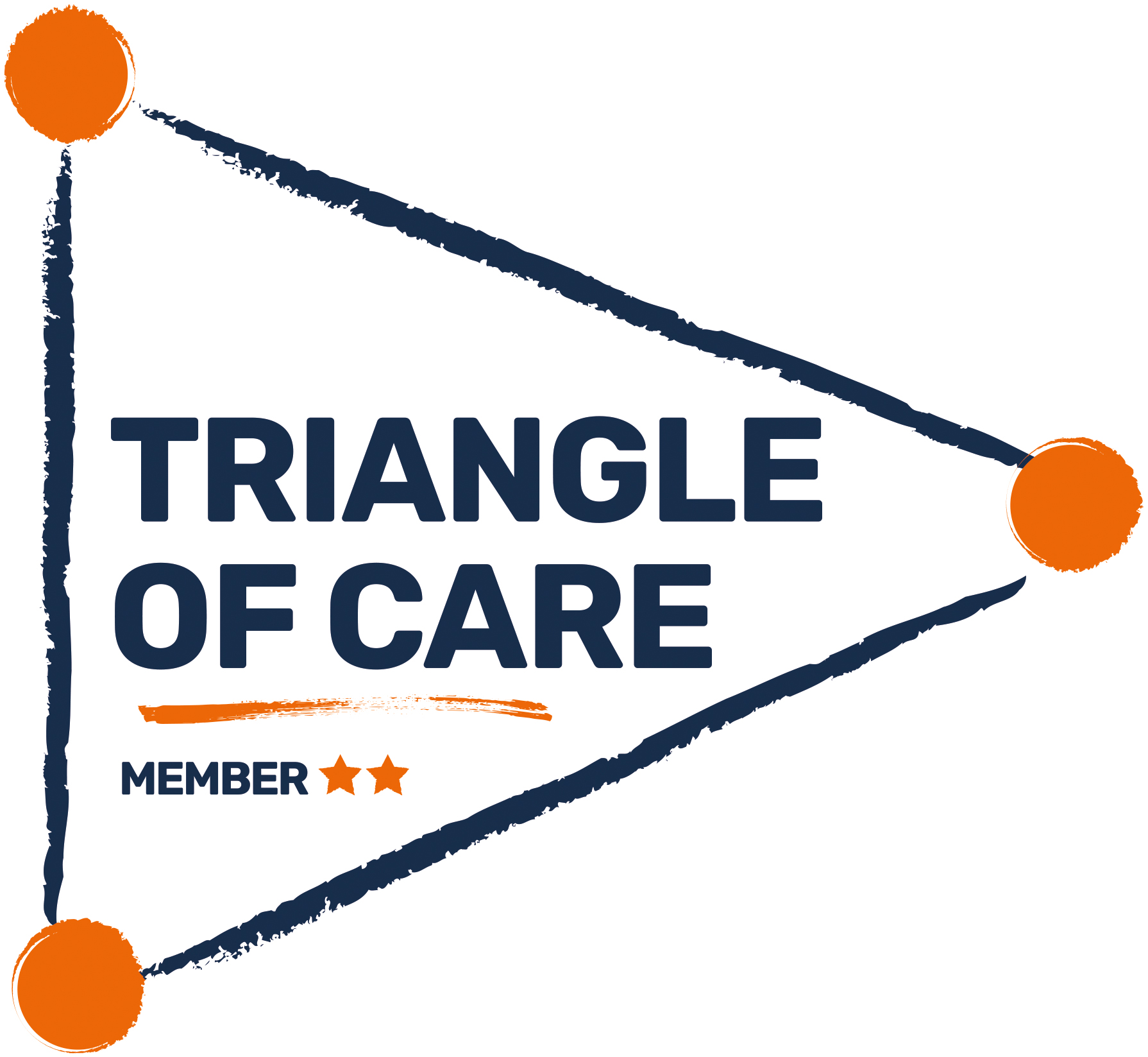 Triangle of Care two-star status logo