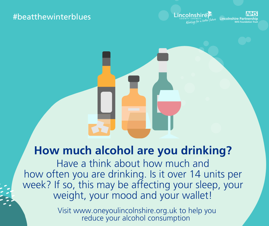 Think about your alcohol consumption