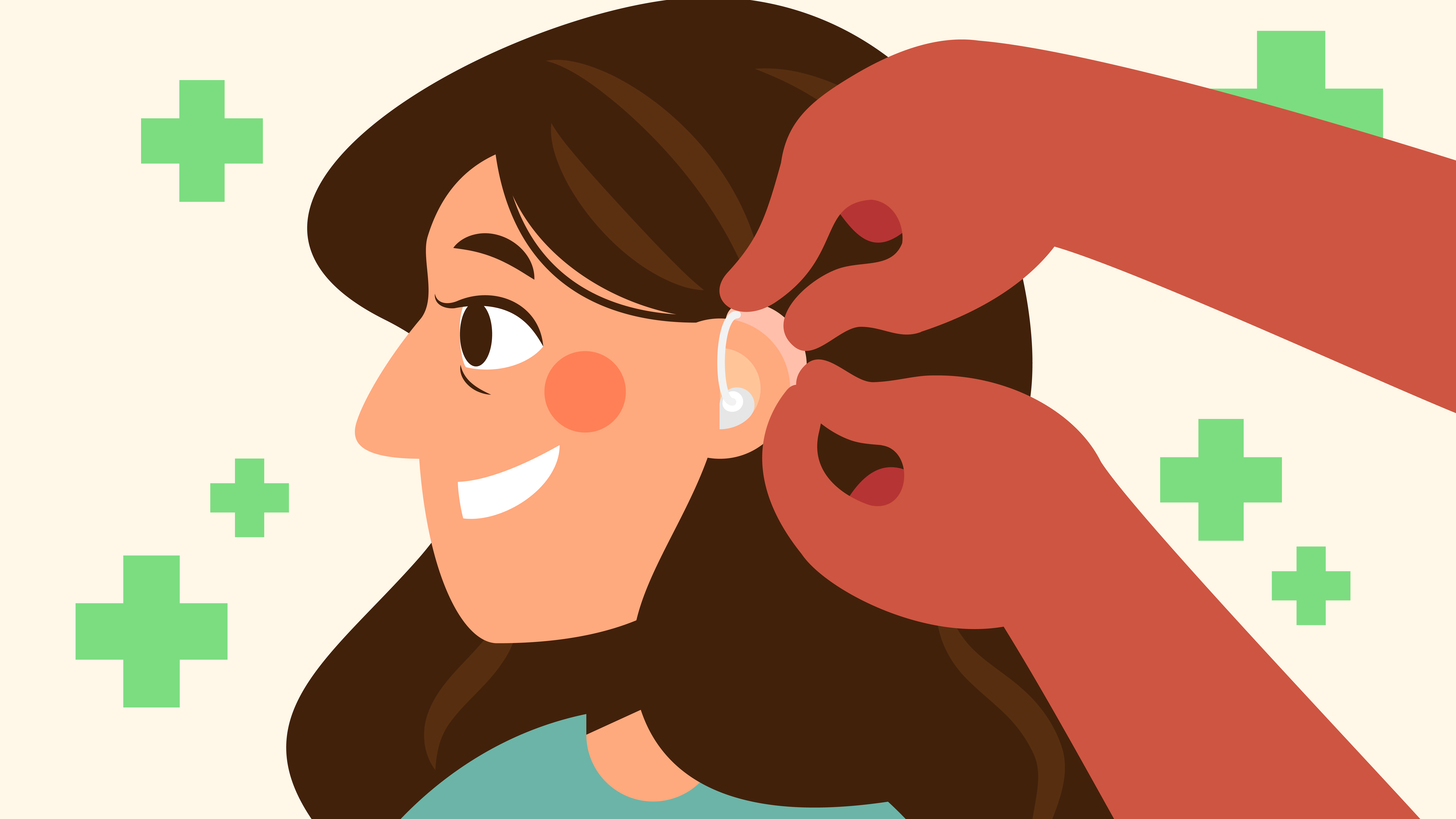 Hearing test graphic