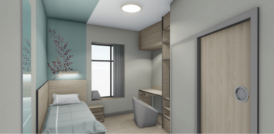 proposed bedroom at PHC