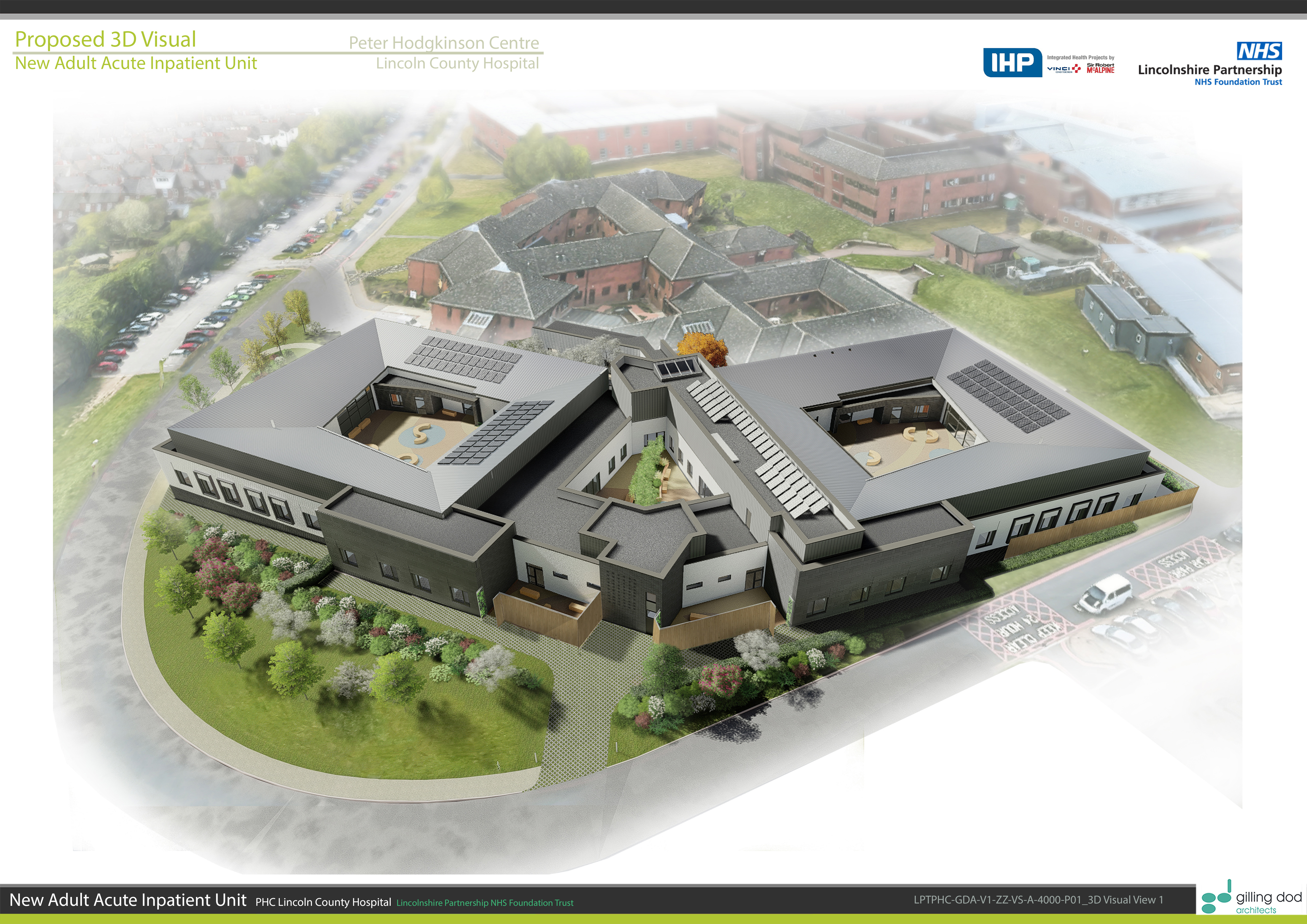 Plans for new wards at the Peter Hodgkinson Centre, Lincoln