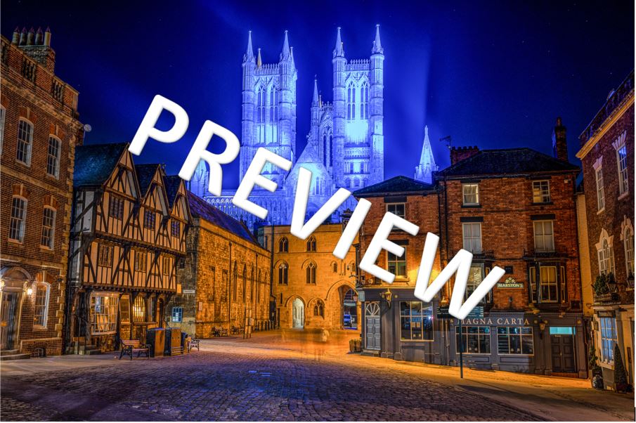 Lincolnshire NHS Charity Christmas card 2020 cathedral photo